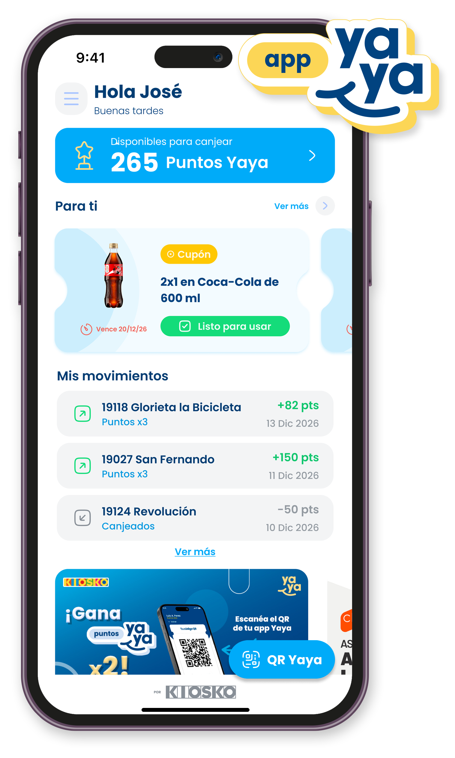 Yaya App en tu celular